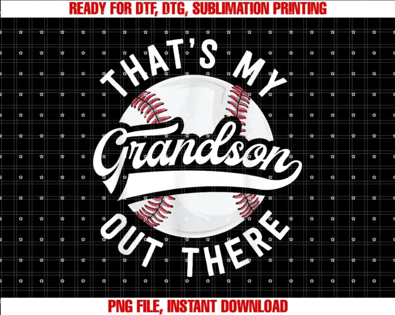 Baseball EmporiumBaseball Grandpa Shirt Gift Thats My Grandson Out There T-shirt
