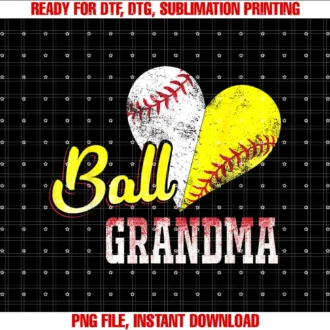 Baseball Funny ShirtFunny Ball Grandma Baseball Softball T-shirt