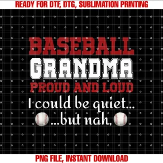 Baseball Grandma Proud And Loud Funny Grandma TeesBaseball Grandma Proud And Loud Women Gift Tee Funny T-shirt