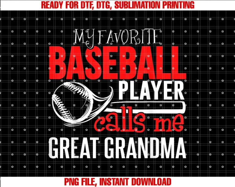 Baseball Great Grandma Favorite PlayerBaseball Great Grandma My Favorite Player Calls Me T-shirt