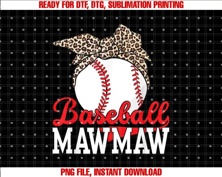Baseball Mawmaw LeopardBaseball Mawmaw Grandma Baseball T-shirt