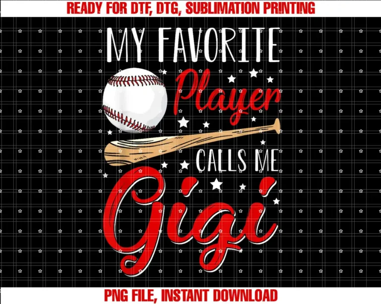 Baseball Player TeeBaseball My Favorite Player Calls Me Gigi Heart Grandma T-shirt