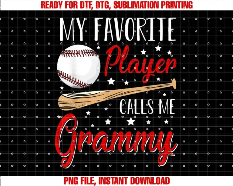 Baseball Player TeeBaseball My Favorite Player Calls Me Grammy Heart Grandma T-shirt