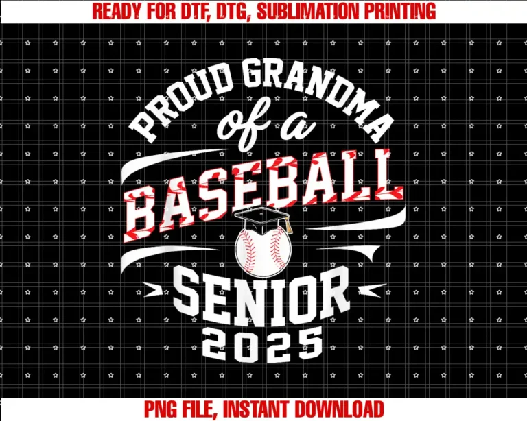 Baseball senior family 2025Proud grandma of a baseball senior class of 2025 T-shirt