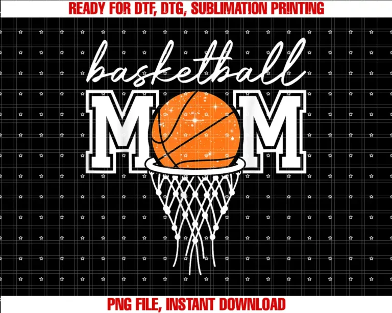 Basketball Tees Sports Game Day for Men BoysBasketball Mom Mother Leopard Basketball Hoop Net Game Day T-shirt