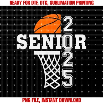 Basketball senior team back to school shirtsSenior Class of 2025 basketball sports seniors boys team T-shirt