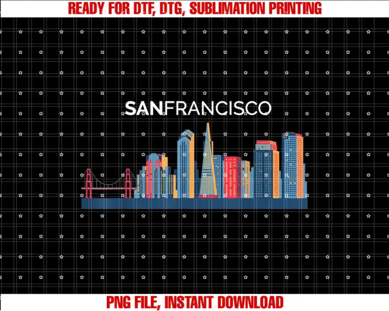Beautiful City Skyline Souvenir TeesSan Francisco Skyline Beautiful San Francisco Gift T-shirt