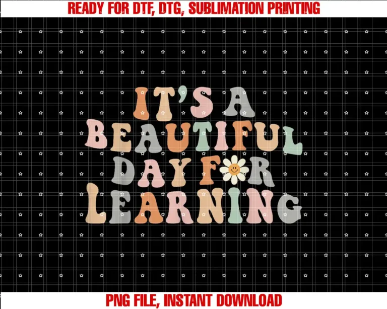 Beautiful Day for Learning Teacher Kid Apparel CoIts Beautiful Day For Learning Retro Teacher Students Women T-shirt