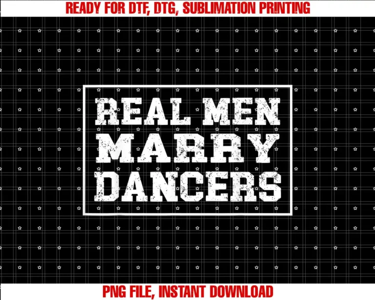 Beautiful Funny DesignDancing Husband Real Men Marry Dancers T-shirt