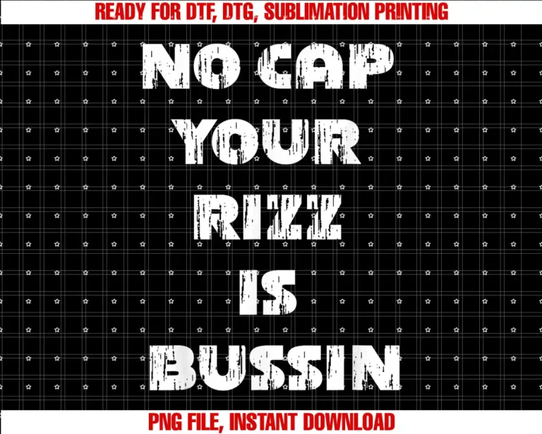 Beautiful Funny DesignNo Cap Your Rizz Is Bussin T-shirt
