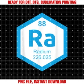 Beautiful Funny DesignRadium Periodic Table of Elements T-shirt