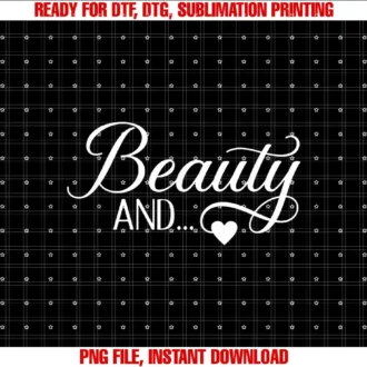 Beauty And The Beard Matching Couples T-shirt
