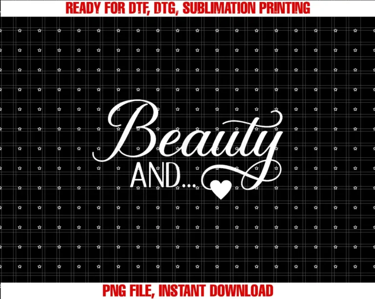 Beauty And The Beard Matching Couples T-shirt