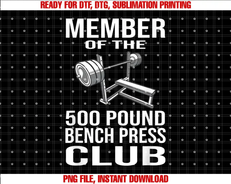 Bench Press Club Weightlifting Member 500 Pound Bench Press Club Powerlifting Gym Lover T-shirt