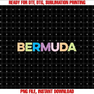 Bermuda Beach GiftsBermuda Colorful Vacation T-shirt