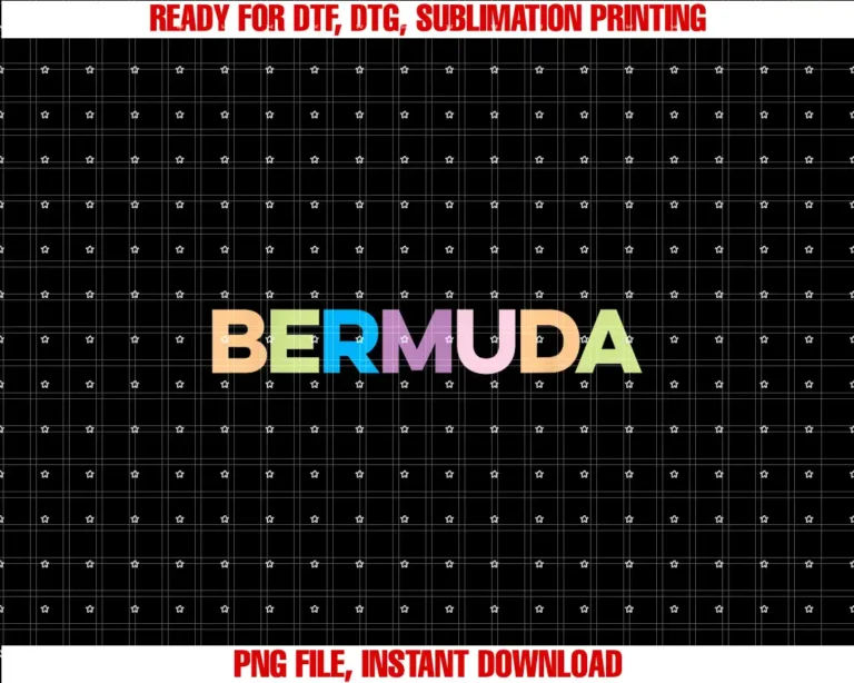 Bermuda Beach GiftsBermuda Colorful Vacation T-shirt