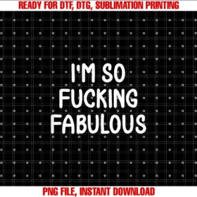 Best Adult Humor Sayings Quotes Holiday Gift IdeasFunny Im So Fucking Fabulous Joke Sarcastic Family T-shirt