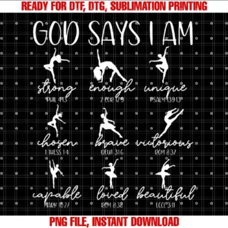 Bible Verse Religious Christian For Ballet DancerChristian God Says I Am Bible Verse Religious Ballet Dancer T-shirt