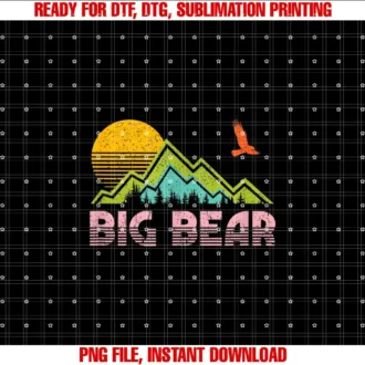 Big Bear Lake CA retro vintage shirts and teesBig Bear Lake California Retro Vintage T-shirt