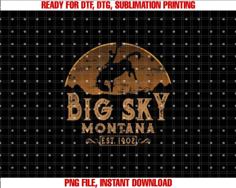 Big Sky Montana Wild WestBig Sky Montana MT Wild West Rodeo Cowboy T-shirt