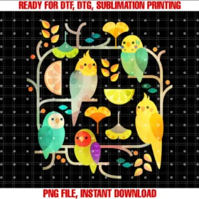 BirbberSummery Birdies T-shirt