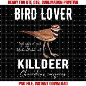 Bird Lover Watcher Ornithologist Tee GiftBird Lover Killdeer with Scientific Name Birder Gift T-shirt
