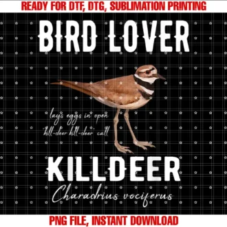 Bird Lover Watcher Ornithologist Tee GiftBird Lover Killdeer with Scientific Name Birder Gift T-shirt