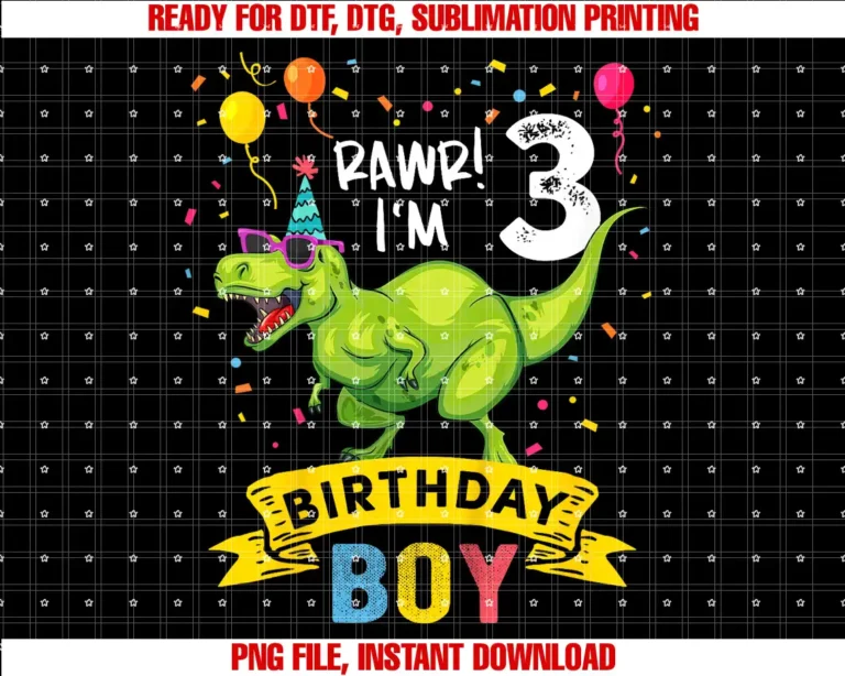 Birthday Boy 3 Dinosaur T RexKids 3 Year Old T Rex Dinosaur 3rd Birthday Boy T-shirt