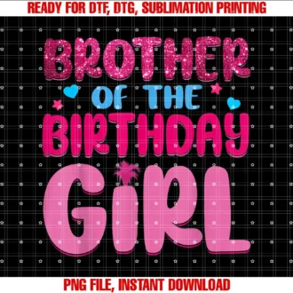 Birthday Clothing Family Party DecorationsBrother Of The Birthday Girl Family Party Decorations T-shirt