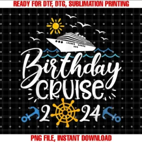 Birthday Cruise 2024 Family Cruise TripSummer Vacation T-shirt