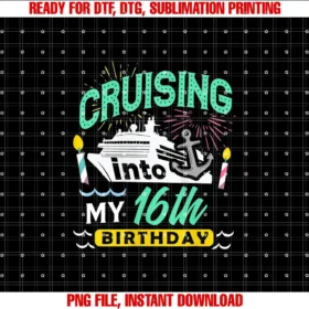 Birthday Cruise Ship AccessoriesWomens 16th Birthday Cruise Trip Gift Vacation Birthday Cruise T-shirt