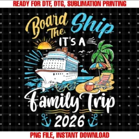 Birthday Cruise Ship Boat Party Accessories TeesBoard The Ship Its A Birthday Trip Birthday Cruise 2026 T-shirt