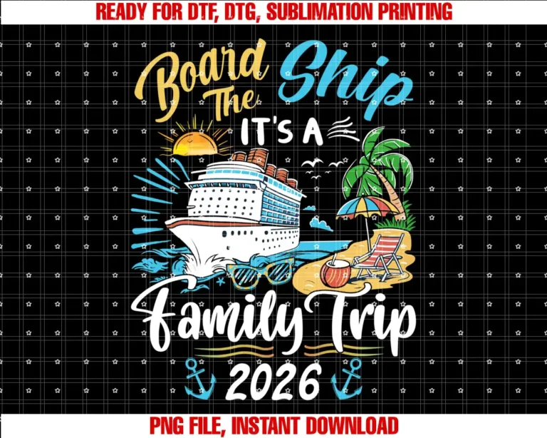 Birthday Cruise Ship Boat Party Accessories TeesBoard The Ship Its A Birthday Trip Birthday Cruise 2026 T-shirt
