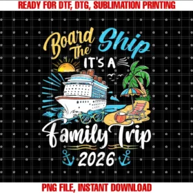 Birthday Cruise Ship Boat Party Accessories TeesBoard The Ship Its A Birthday Trip 2026 Birthday Cruise T-shirt