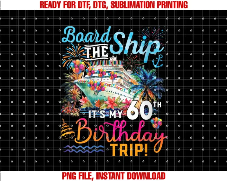 Birthday Cruise Ship Boat Party Accessories TeesWomens Board The Ship Its My 60th Birthday Trip Cruise Vacation T-shirt