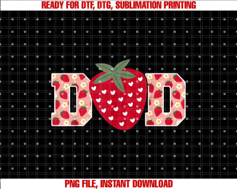 Birthday Family Matching Strawberry GiftsFunny Strawberry Dad Fruit Birthday Family Matching T-shirt