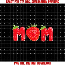 Birthday Family Matching Strawberry GiftsFunny Strawberry Mom Fruit Birthday Family Matching T-shirt
