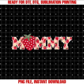 Birthday Family Matching Strawberry GiftsFunny Strawberry Mommy Fruit 1st Birthday Family Matching T-shirt