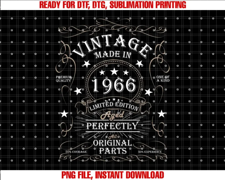 Birthday Giftidea 1966 For Man Woman 59 Years Old59th Birthday Retro Limited Edition Man Woman Vintage 1966 T-shirt