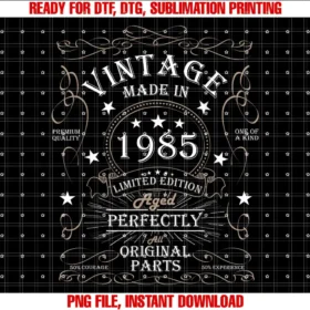 Birthday Giftidea 1985 For Man Woman 40 Years Old40th Birthday Retro Limited Edition Man Woman Vintage 1985 T-shirt
