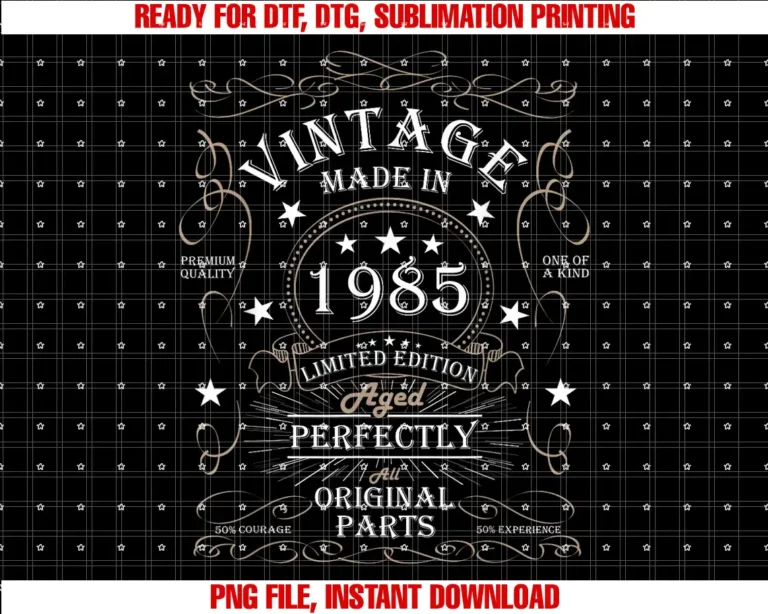 Birthday Giftidea 1985 For Man Woman 40 Years Old40th Birthday Retro Limited Edition Man Woman Vintage 1985 T-shirt