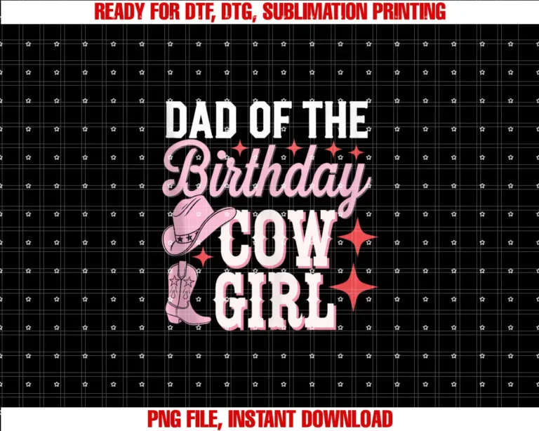 Birthday Girl Dad Birthday Cowgirl Party MatchingDad Of The Birthday Cow Girl Funny Western Rodeo T-shirt