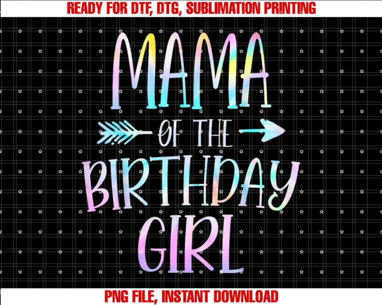 Birthday Girl Matching Family Tie Dye GiftsMama of the Birthday Girl Tie Dye Colorful Bday T-shirt