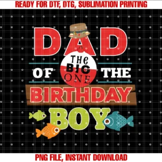 Birthday Theme T ShirtsBig One Fishing Theme Dad of the Birthday Boy Shirt T-shirt