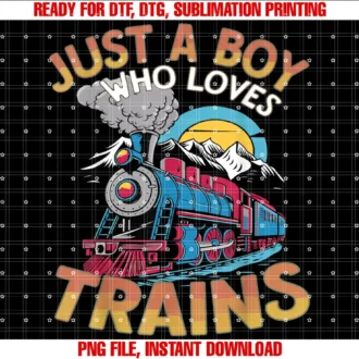 Birthday Trains Boy ToddlersTrains Just A Boy Who Loves Trains T-shirt