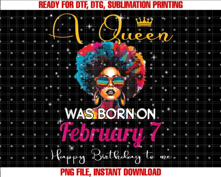 Black History Melanin February Horoscope BirthdayA Queen Was Born on February 7 Happy Birthday To Me Black T-shirt