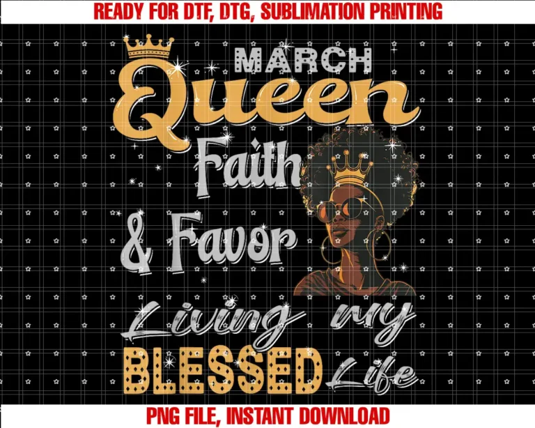 Black History Melanin March Birthday CoMarch Queen faith favor Living My Blessed Life Black Afro T-shirt