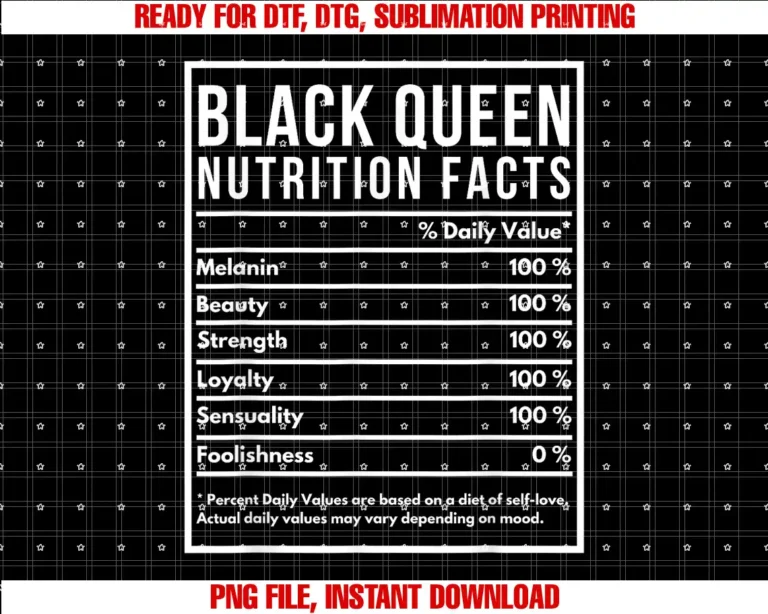 Black History Month GiftsAfrican American Black Queen Nutrition Facts Black History T-shirt