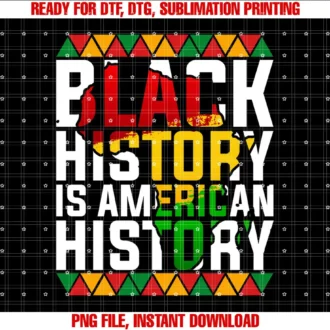 Black History Month GiftsBlack History Is American History Patriotic African American T-shirt