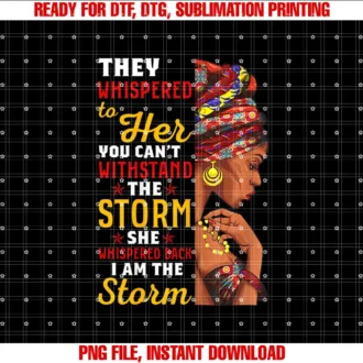 Black History Month GiftsBlack History Month African Woman Afro I Am The Storm T-shirt